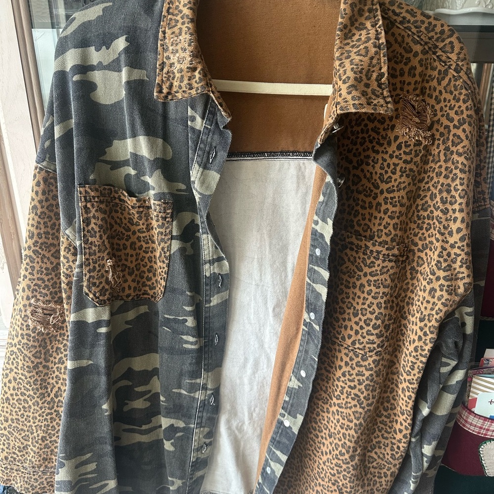 Women’s Camouflage and Leopard Print jacket